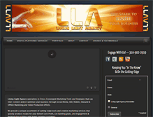 Tablet Screenshot of livinglightagency.com